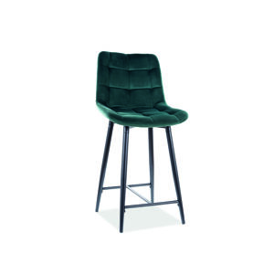 Signal Barová židle CHIC H-2 | Velvet Barva: Zelená / Bluvel 78