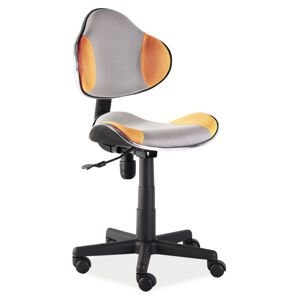 Signal Dětská židle Q-G2 | oranžovo-šedá