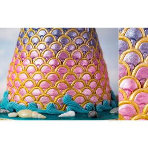 Silikonová formička šupiny mořské panny - Mermaid Scales - Karen Davies