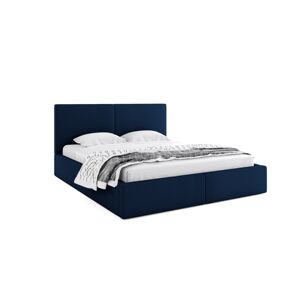BMS Manželská postel HAILEY | bez matrace 160 x 200 cm Barva: Modrá