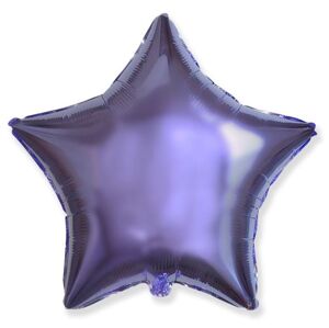 Balón foliový 45 cm Hvězda LILA - FLEXMETAL