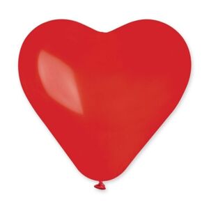 Balón Srdce červené 1 ks - SMART