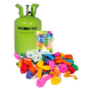 Helium do balónků jednorázová nádoba 250 l + 30 balónků - Folat