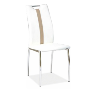 Tempo Kondela Jídelní židle Signa Barva: Bílá / béžová