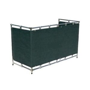 ArtSG Balkonová zástěna s očky | tmavě zelená Rozměry: 110 x 500 cm