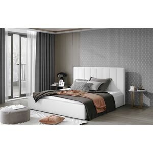 Artelta Manželská postel AUDREY s úložným prostorem | 140 x 200 cm Barva: Biela / Soft 17