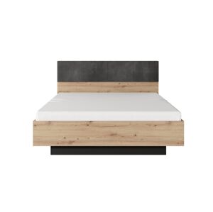 ArtLas Manželská postel SEAL Provedení: Manželská posteľ s dreveným roštom bez matraca