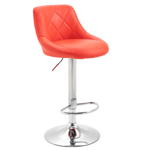 Tempo Kondela Barová židle, červená / chromová, Marida