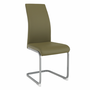 Tempo Kondela Jídelní židle, olivově zelená / šedá, NOBATA