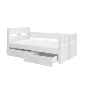ArtAdrk Jednolůžková postel BIBI | 90 x 200 cm Barva: Bílá