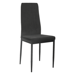 Tempo Kondela Jídelní židle, tmavě šedá / černá, ENRA