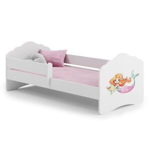 ArtAdrk Dětská postel CASIMO | se zábranou Provedení: Morská panna