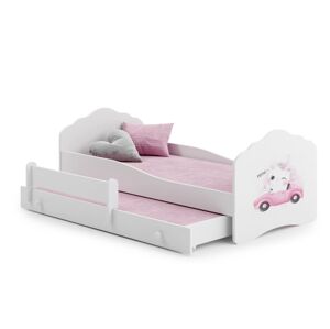 ArtAdrk Dětská postel CASIMO II | s přistýlkou Provedení: Mačička v aute