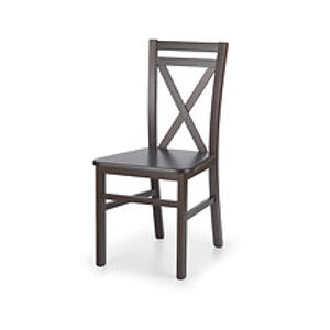 Jídelní židle: HALMAR DARIUSZ 2 HALMAR - drevo: orech tmavý