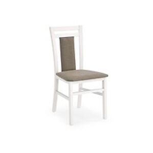 Jídelní židle: HALMAR HUBERT 8 HALMAR - poťahový materiál: Nábytková látka - inari 23, HALMAR - drevo: biela