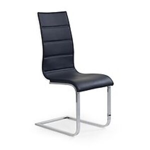 Jídelní židle: HALMAR K104 HALMAR - poťahový materiál: biela/šedá