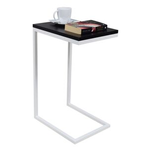 ArtAdrk Příruční stolek SPARK | bílé nohy Barva: Černá