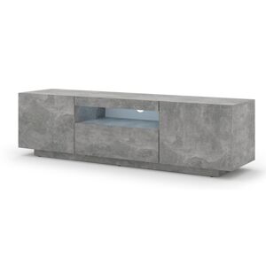 ARTBm TV stolek AURA 150 | beton Variant: s LED osvětlením