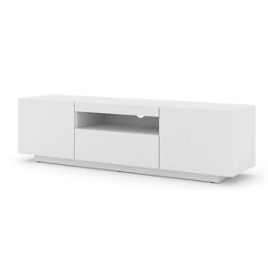 ARTBm TV stolek AURA 150 | bílý mat Variant: bez LED osvětlení