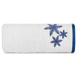 ArtFir Vánoční ručník CAROL 01 | bílá 50 x 90 cm