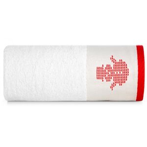 ArtFir Vánoční ručník NOEL 01 | bílá 50 x 90 cm