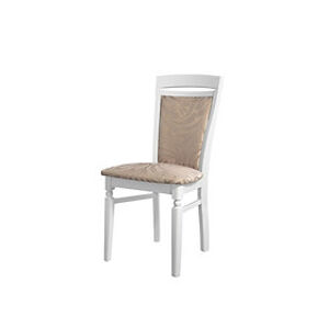 BRW Jídelní židle: NATALIA-DKRSII Prevedenie dreva Trax: Biely mat