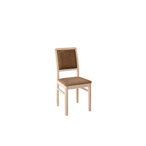 BRW Jídelní židle: OREGON Farba: biela teplá/dub sonoma, Látka: 1074