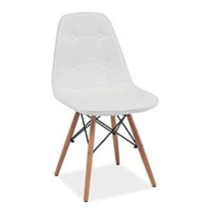 Jídelní židle: SIGNAL AXEL SIGNAL - stoličky: biela