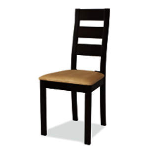 Jídelní židle: SIGNAL CB-44 SIGNAL - stoličky: drevo wenge/ látka M03