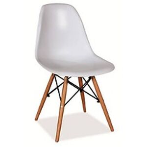 Jídelní židle: SIGNAL ENZO SIGNAL - stoličky: drevo/biela