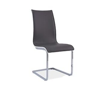 Jídelní židle: SIGNAL H-133 SIGNAL - stoličky: chróm/ekokoža sivá