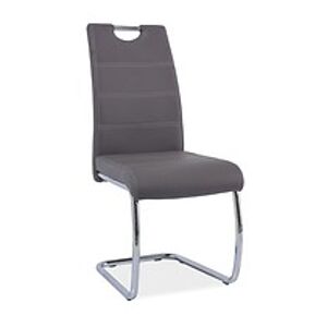 Jídelní židle: SIGNAL H-666 SIGNAL - stoličky: sivá