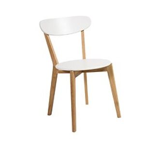 Jídelní židle: SIGNAL MILAN SIGNAL - stoličky: drevo dub/ MDF biela