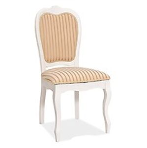Jídelní židle: SIGNAL PR-SC SIGNAL - stoličky: látka tap.19/ drevo ecru