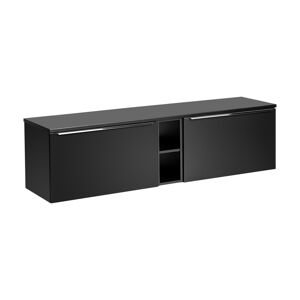 ArtCom Koupelnová skříňka s deskou SANTA FE Black D180/1 | 180 cm