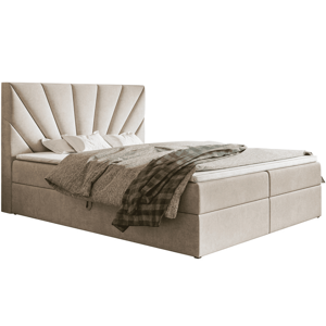 Elvisia Manželská postel EMMA Boxspring 6 | 160 x 200 cm Provedení: Posteľ bez toppera