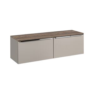ArtCom Koupelnová skříňka s deskou SANTA Fe Taupe D160/1 | 160 cm