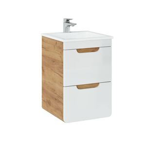 ArtCom Koupelnová skříňka s umyvadlem ARUBA White U40/2 | 40 cm