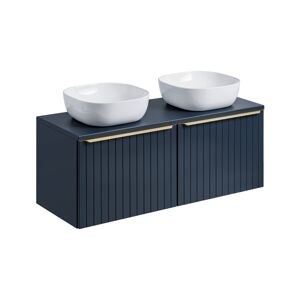 ArtCom Koupelnová skříňka s umyvadlem a deskou SANTA FE Blue DU120/1 | 120 cm
