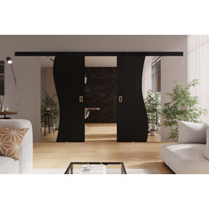 KIER Posuvné dveře FALA DUO | 132 cm Barva: Černá