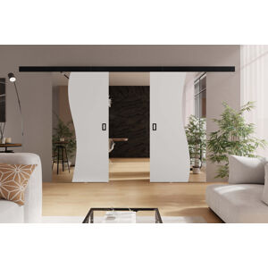 KIER Posuvné dveře FALA DUO | 132 cm Barva: Bílá