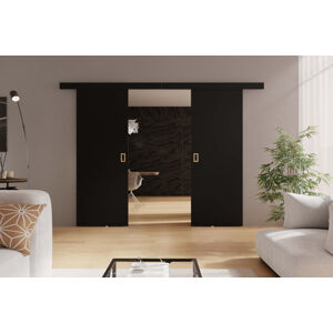 KIER Posuvné dveře WERDI DUO | 132 cm Barva: Černá