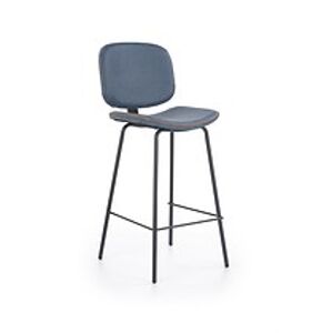 Barová židle: HALMAR H84 HALMAR - poťahový materiál: eco koža - granátová