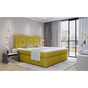 Artelta Čalouněná manželská postel IDRIS | 160 x 200 cm Farebné prevedenie IDRIS: Omega 68