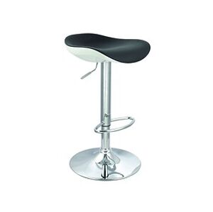 Barová židle: SIGNAL C-631 SIGNAL - stoličky: chróm/ ekokoža biela-čierna