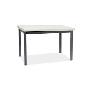 Signal Jídelní stůl ADAM | 100 x 60 cm Barva: bílý mat / černá