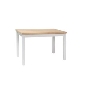 Signal Jídelní stůl ADAM | 120 x 68 cm Barva: dub / bílý mat