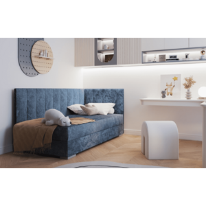 ArtBed Dětská postel COIMBRA III | modrá 90 x 200 cm