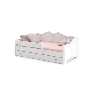 ArtAdrk Dětská postel EMKA | bílá/růžová