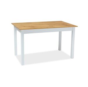 Signal Jídelní stůl Horace 100 (140) x60 Farba: dub wotan / biely mat